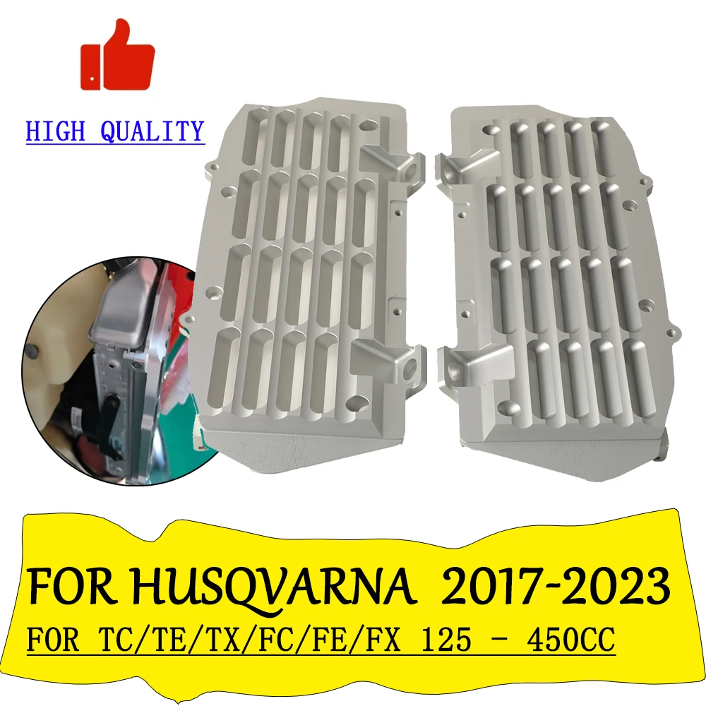 2022 2023 Motocross Radiator Guard Grill Cover Protector For Husqvarna TC TE FC FE TX FX 125 150 200 250 300 350 400 450 2021
