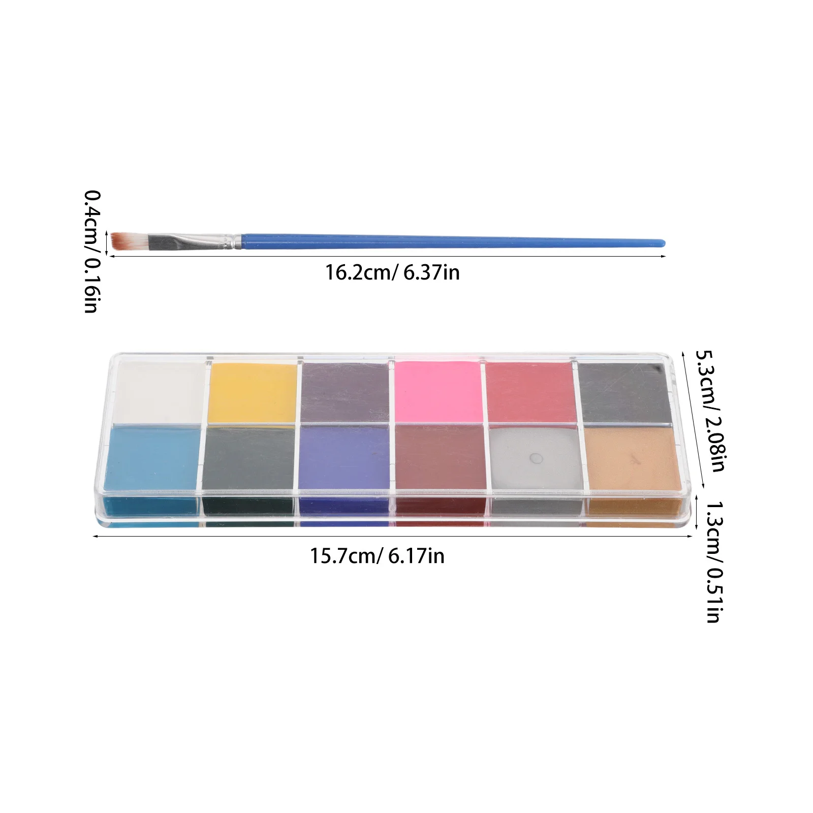 2 個 2 箱 12 色水性ボディペイントキットフェイスペインティングパレット子供大人用フェスティバル劇場コスプレ洗える旅行