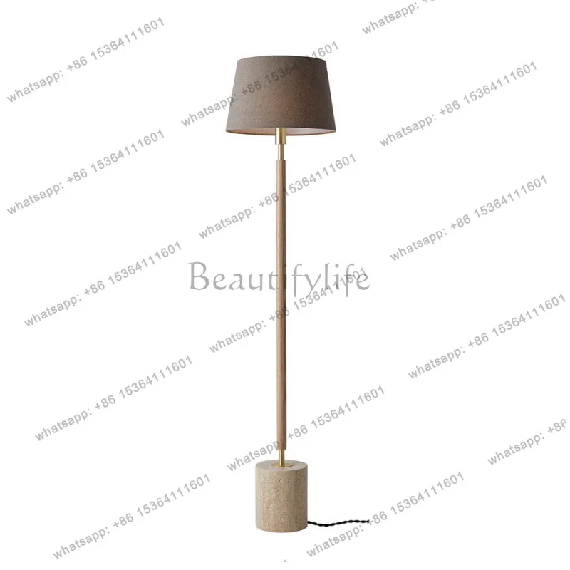 PG design solid wood floor-to-ceiling luminous ornament living room creamy retro atmosphere vertical floor ornament