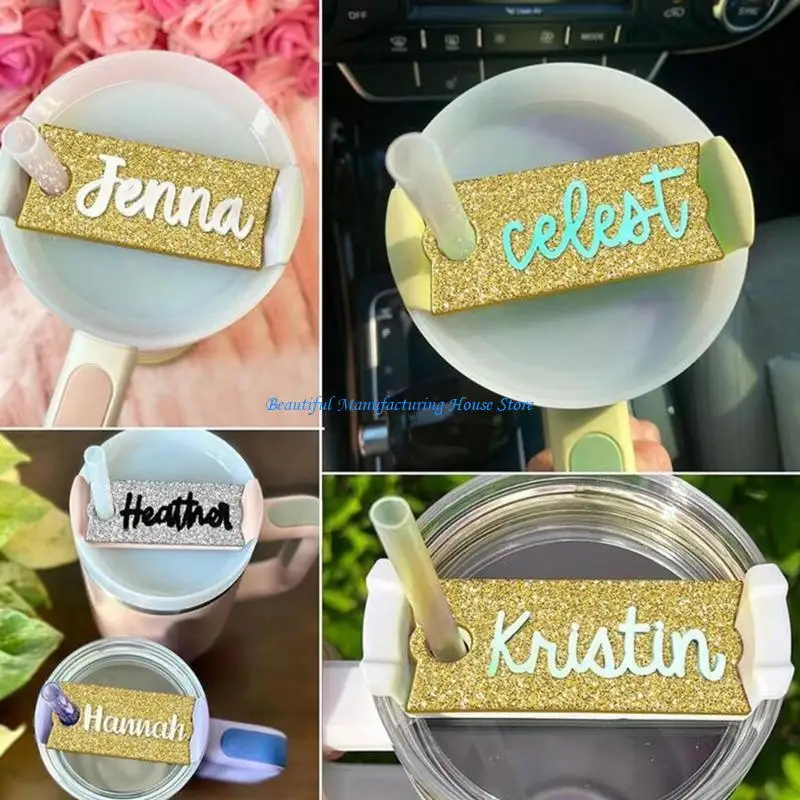 E56A Надежная силиконовая чашка, именная табличка, крышка, этикетки, формы для литья из эпоксидной смолы «сделай сам»