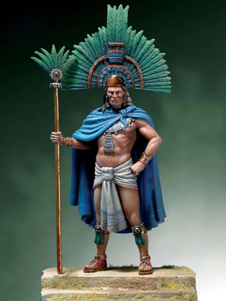 

Новый комплект из смолы в разобранном виде 1/32 Moctezuma II, 1520, 54 мм, игрушки «сделай сам», неокрашенные наборы
