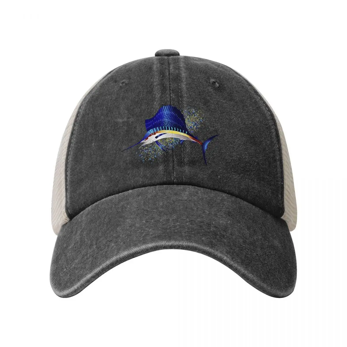 Atlantic Sailfish Design Baseball Cap Sun Hat For Children Rugby Women's Hats For The Sun Men's