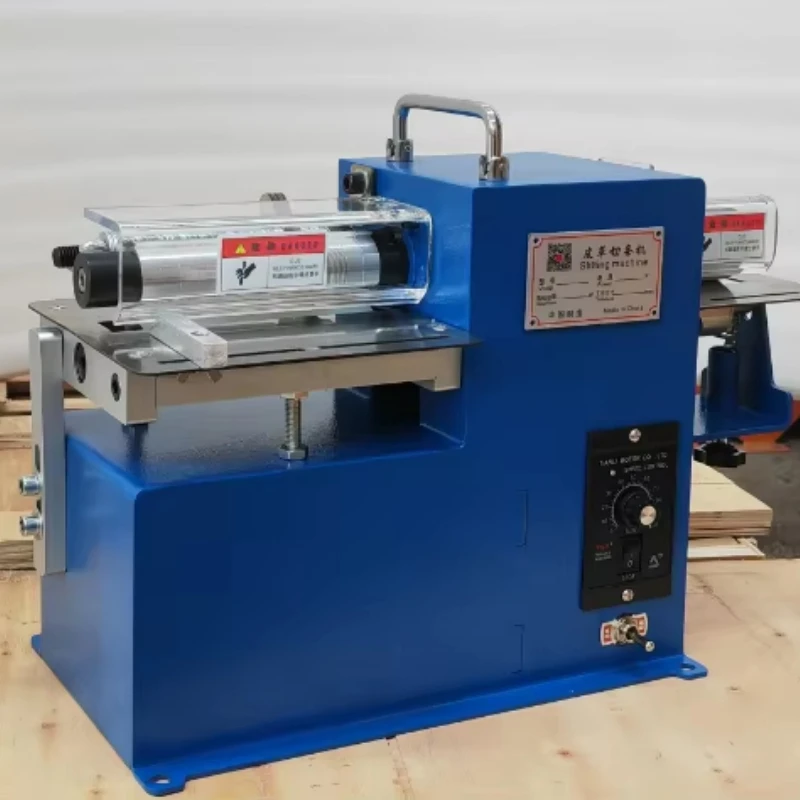 Double head leather belt cutting machine