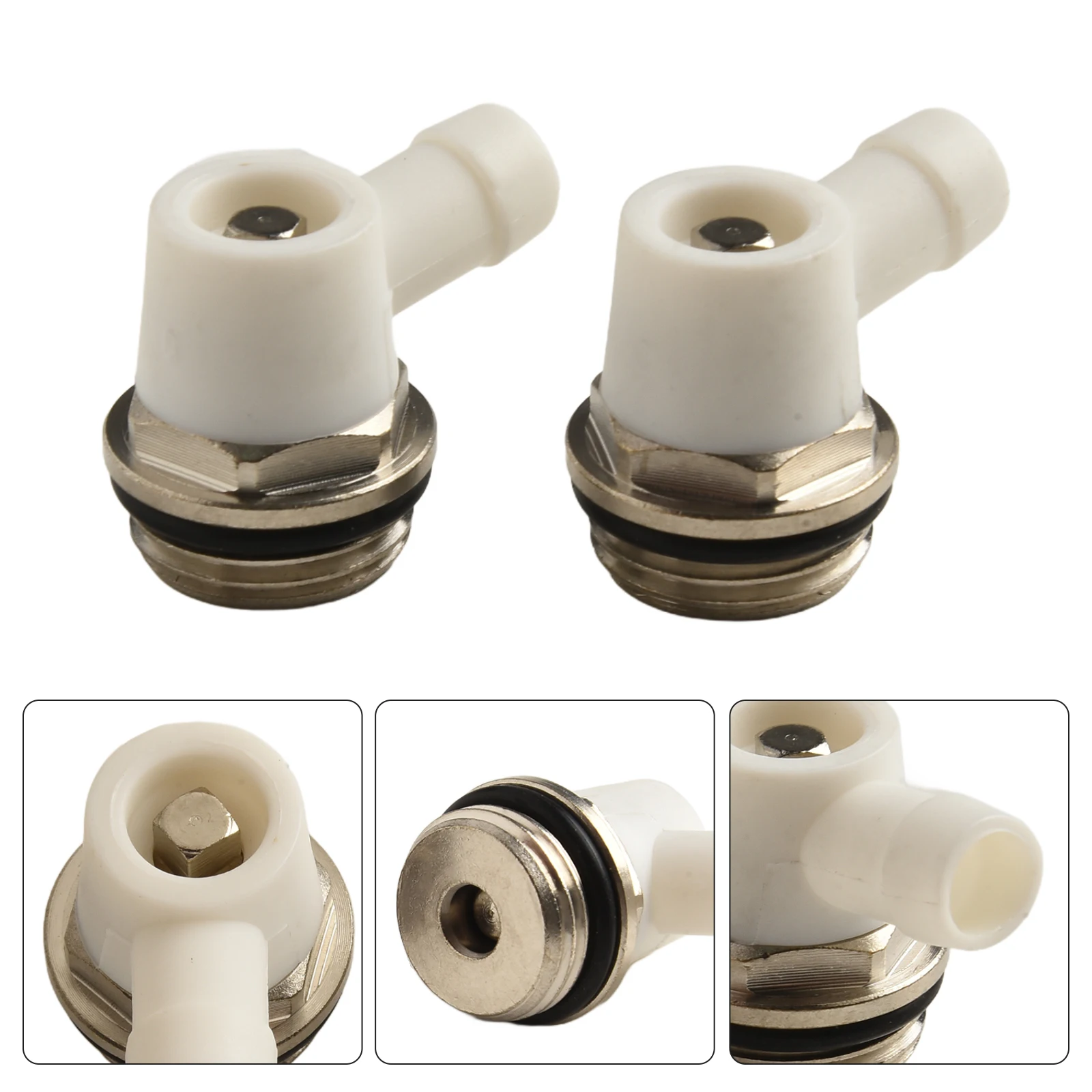 Drain Outlet Radiator Vent Valve Home Maintenance Heating System Repair Corrosion-resistant Nickel Plated Reliable Performance