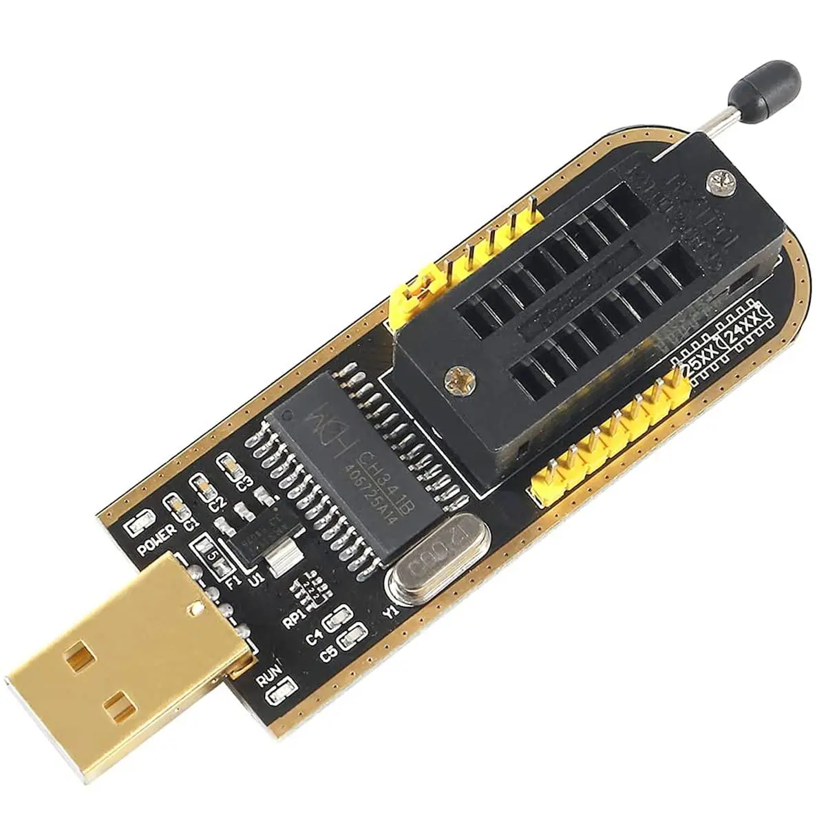 EEPROM BIOS USB Programmer CH341A + SOIC8 Clip + 1.8V Adapter + SOIC8 Adapter for 24 25 Series Flash