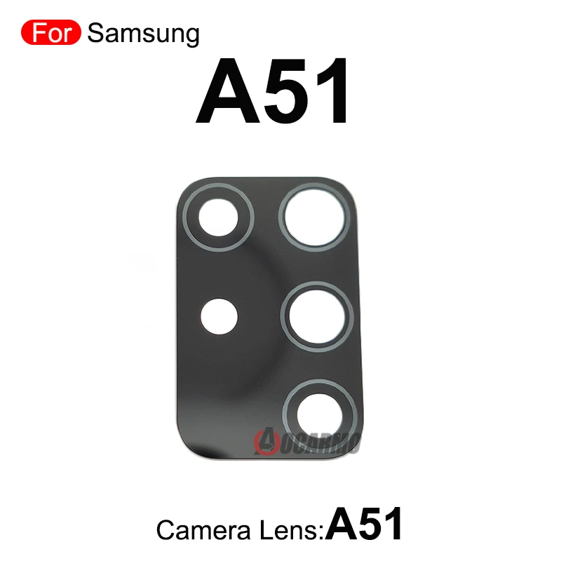 1Pcs Rear Back Camera Lens With Sticker For Samsung Galaxy A51 A71 Repair Replacement Parts