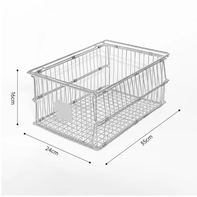 IGT Folding Storage Basket Stainless Steel 1 Unit Drain Basket  IGT Drain Basket Storage Basket IGT Table Accessories New