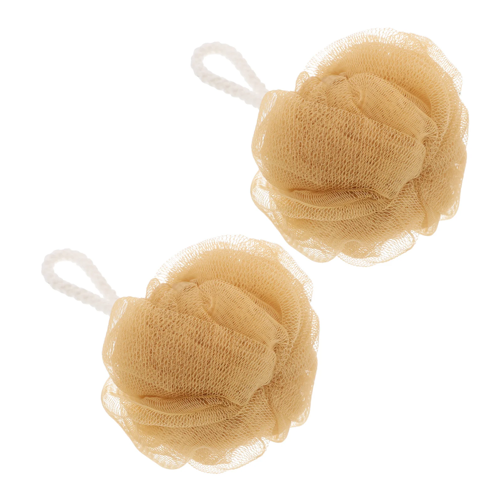 

2Pcs Reusable Bath Scrubber Balls Lantern Style Foaming Bath Accessories for Women Deep Cleansing Spa Experience At Home Shower