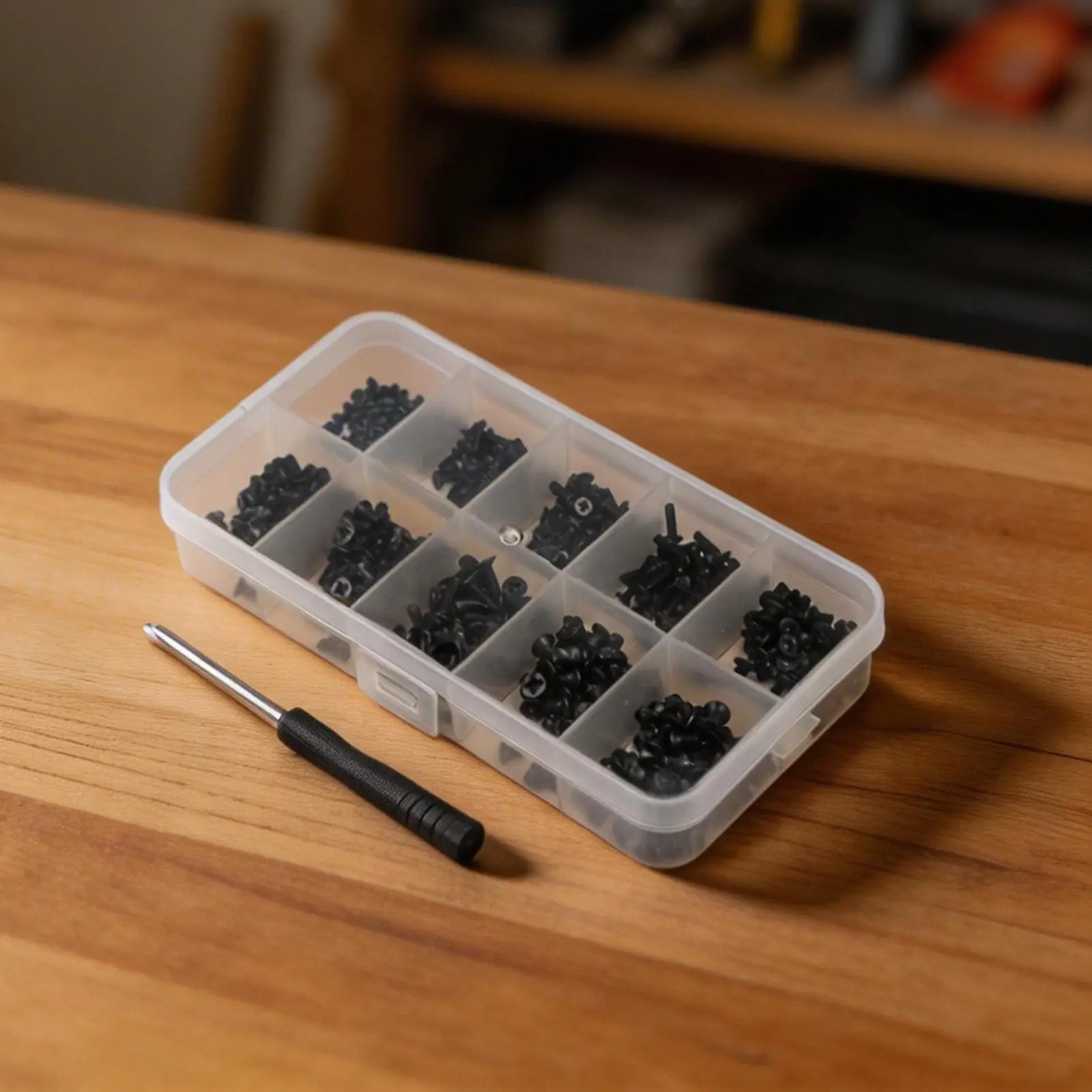 FOR PHILLIPS Laptop Screw Set with 500pcs Countersunk Fasteners and Compact Tool for Field for service and Repairs