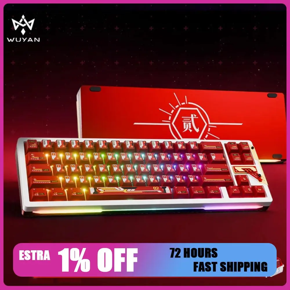 

NDNH Slice68 HE Механическая клавиатура с магнитным переключателем из алюминиевого сплава 8K RT0.005 Проводная игровая клавиатура 0,1 мс с низкой задержкой на заказ RGB