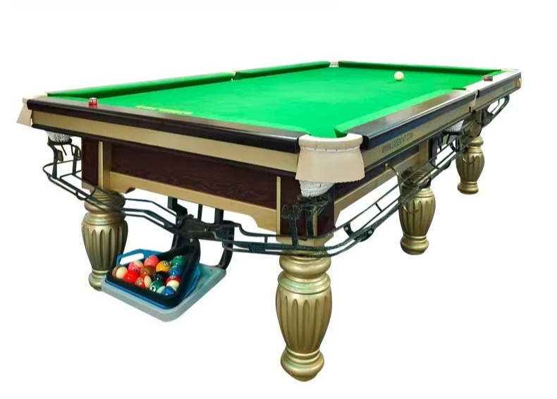 Billiard table standard commercial ball room dedicated marble table top home adult Chinese black eight steel pool billiard table