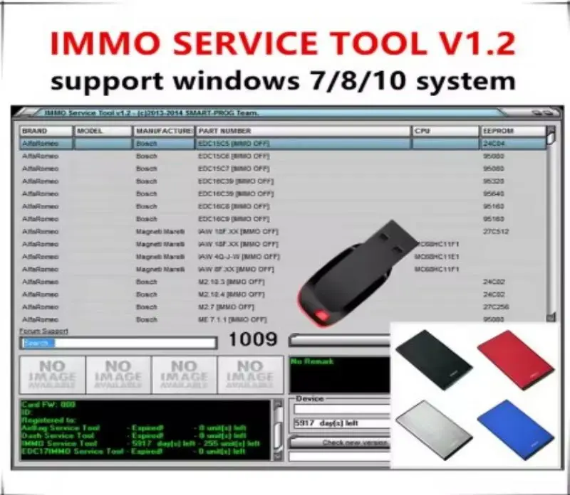 

Best selling IMMO Edc 17 service tool, PIN code V1.2 and Immo off, works without registration with free video installation
