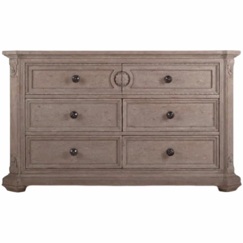 American Architectural Cabinet Furniture Retro Old Carved Solid Wood Dresser Locker
