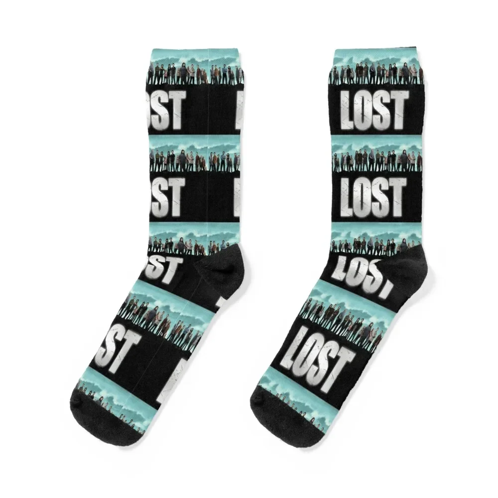 

lost cast Socks warm winter christmas gifts Sports hip hop Men's Socks Luxury Women's