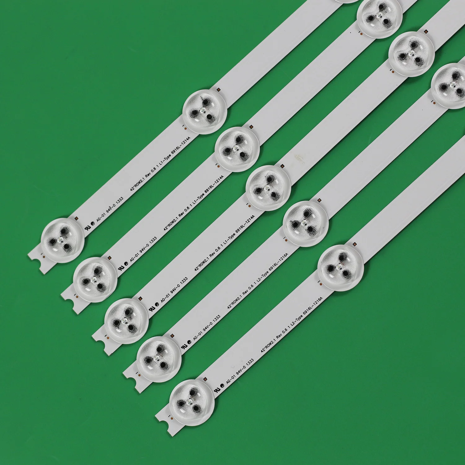 Strisce di retroilluminazione a LED per 42" ROW2.1 REV 0.0 1 L1-TYPE 6916L-1385A 1386A 1387A 1388A 42LA6136 42LN613V 42LN575S 42LN540S-R