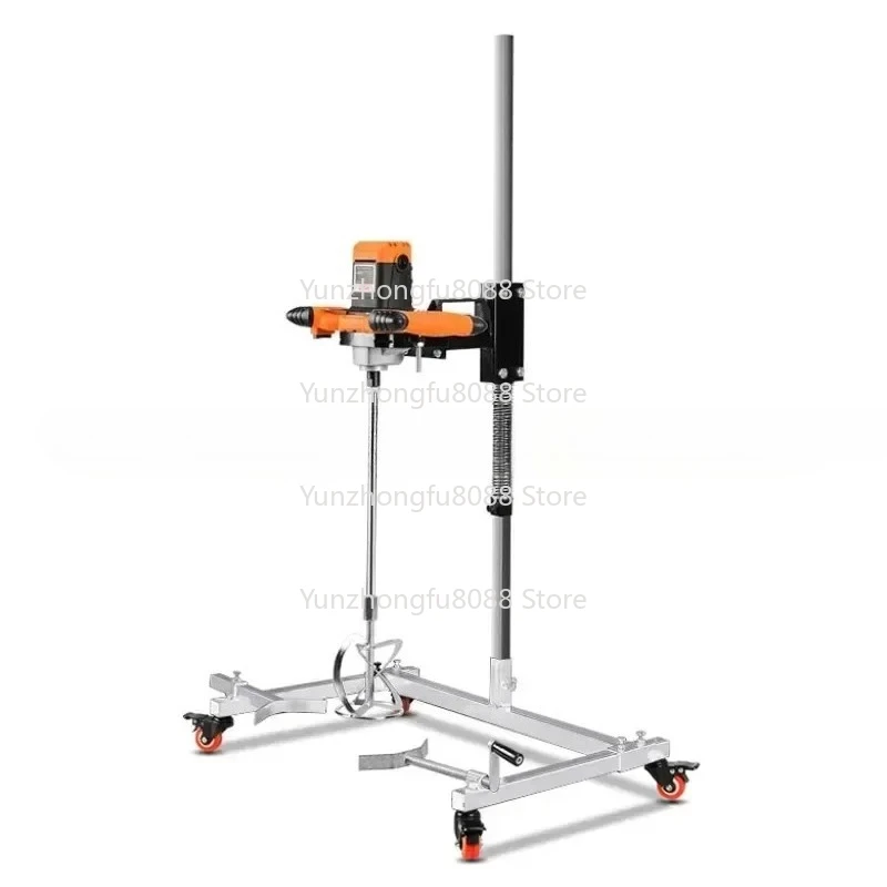 Para mezclador de alta potencia, soporte fijo hidráulico de diamantes de imitación, pintura de cemento, masilla en polvo