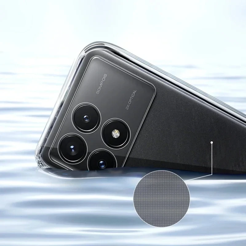 Ultra Thin Clear Case For Xiaomi Redmi Note 13 Pro Plus Cover Poco X6 Pro 5G Transparent Silicone Shockproof Cover