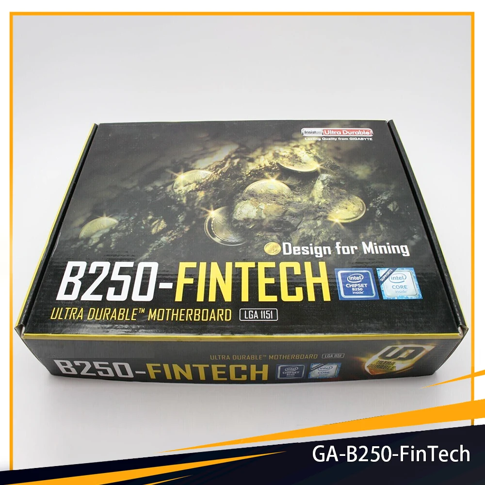 

Новая материнская плата GA-B250-FinTech для Gigabyte B250-FinTech LGA1151 6-го/7-го поколения DDR4 SATA 3,0 USB 3,1, 128 ГБ для настольных ПК