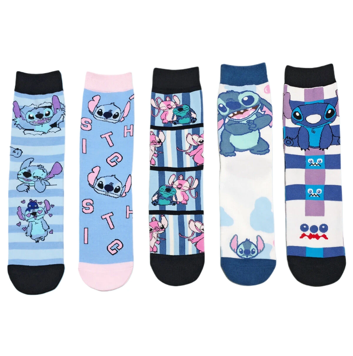 

1/5Pair Potdemiel Disney Cartoon Anime Street Socks Men Women Hip Hop Novelty Funny Casual Crew Socks Comfortable
