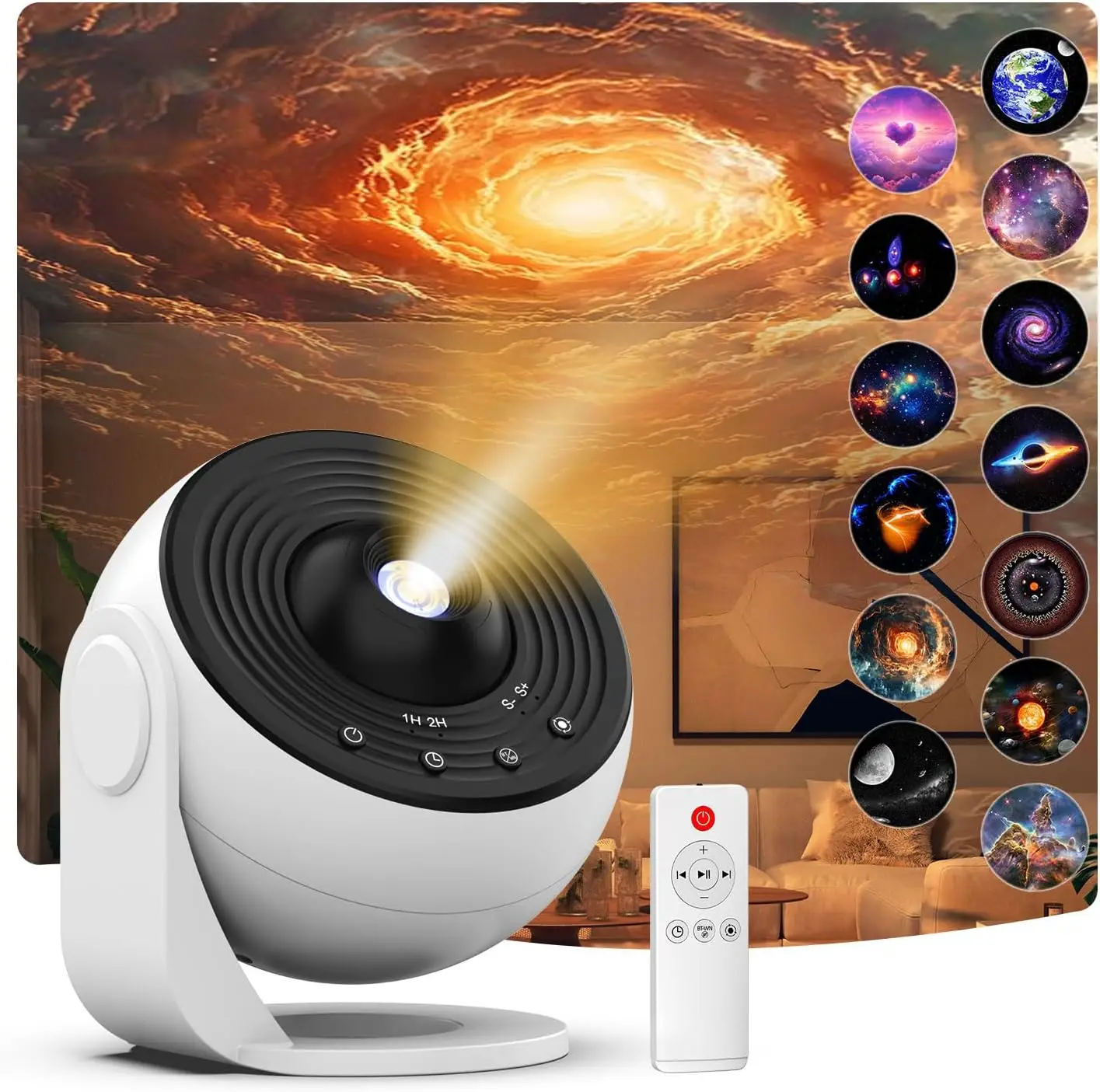 13 in 1 Starry Sky 4K HD Planetarium Galaxy Projector PRO Lamp, Bluetooth Timer, Nebula Night Light for Bedroom Gift, Home Party