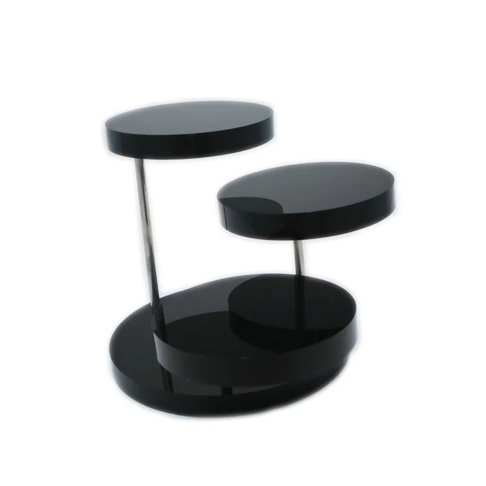 

Трехслойная акриловая круглая подставка для колец, прозрачная стойка для демонстрации ювелирных изделий, органайзер для колец, хранение ювелирных изделий