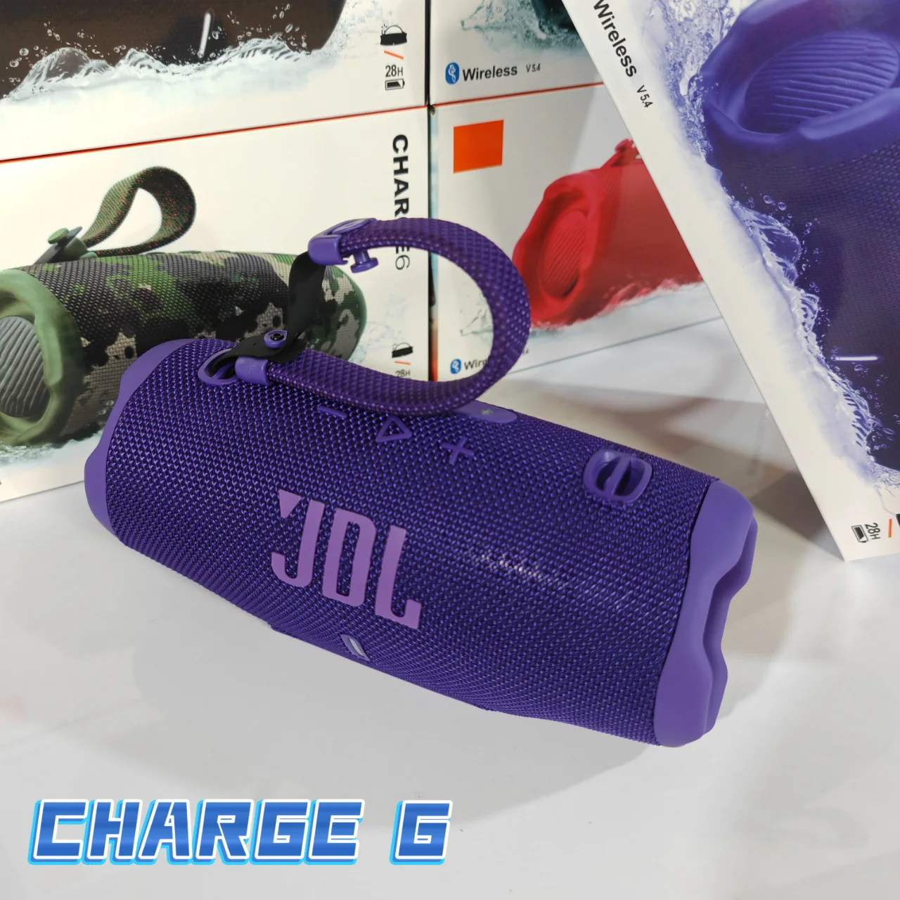 Portable Bluetooth Speaker Audio Outdoor Bass Silicone Case Soft Protective Sleeve Cover Shoulder Strap Charge 6 Speaker