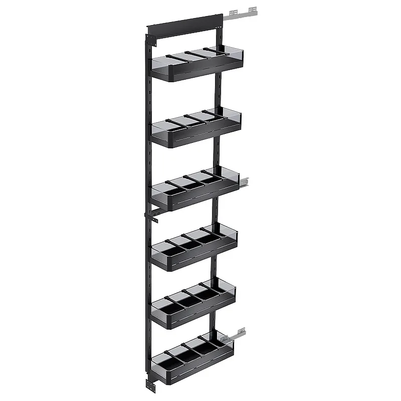 High side pull bowl basket cabinet door multi-layer side pull basket storage high quality