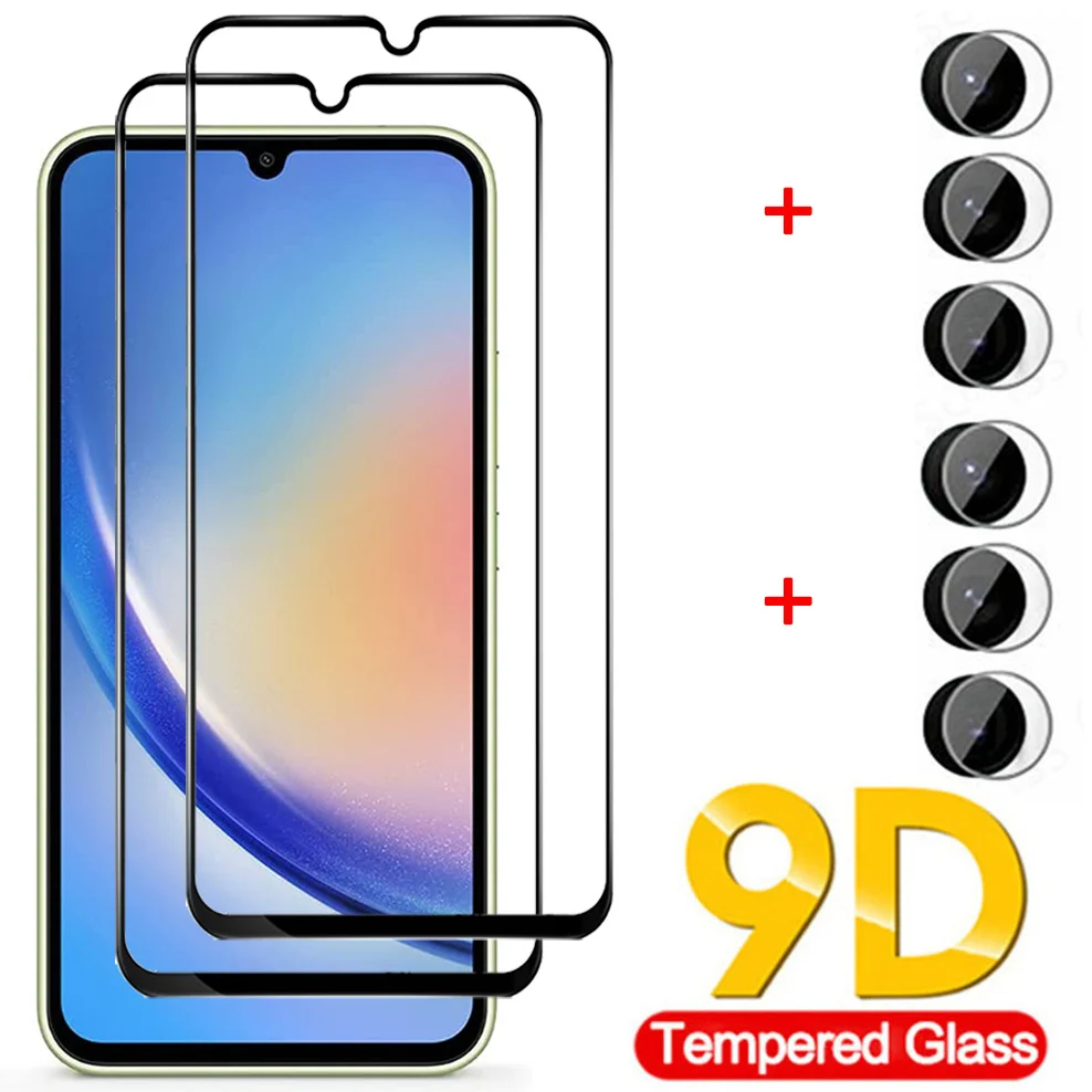 

A34 5G Glass, Screen Protector for Samsung A34 5G Tempered Glass Protection A32 4G Samsung A33 5G Camera Film Samsung Galaxy A34