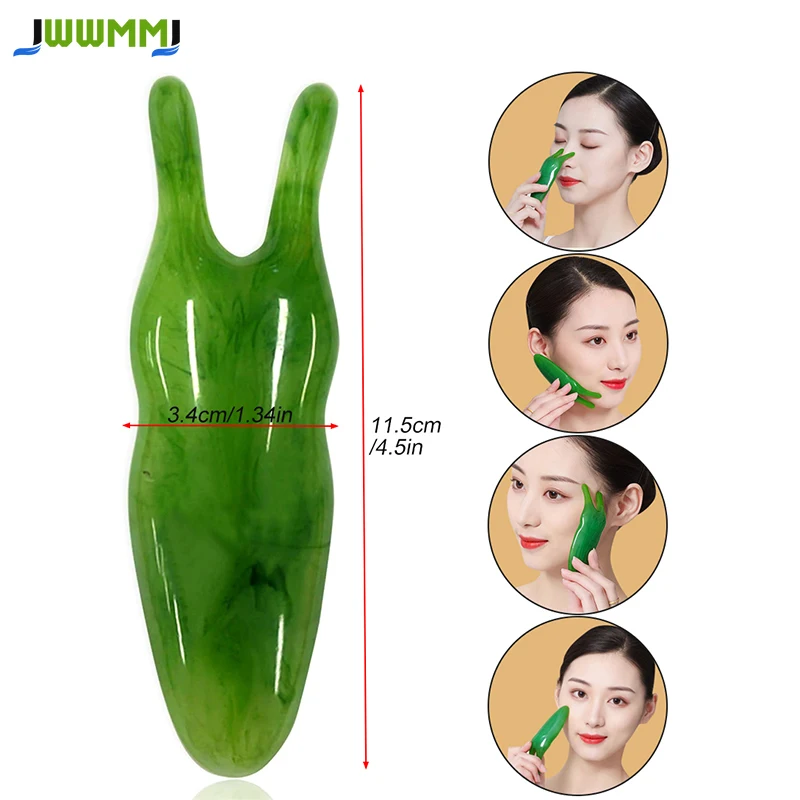 

1Pcs Nose Scraper Resin Tools Nose Corrector Slimming Device Guasha Board Shaper Lifter Clip Face Massage Tools