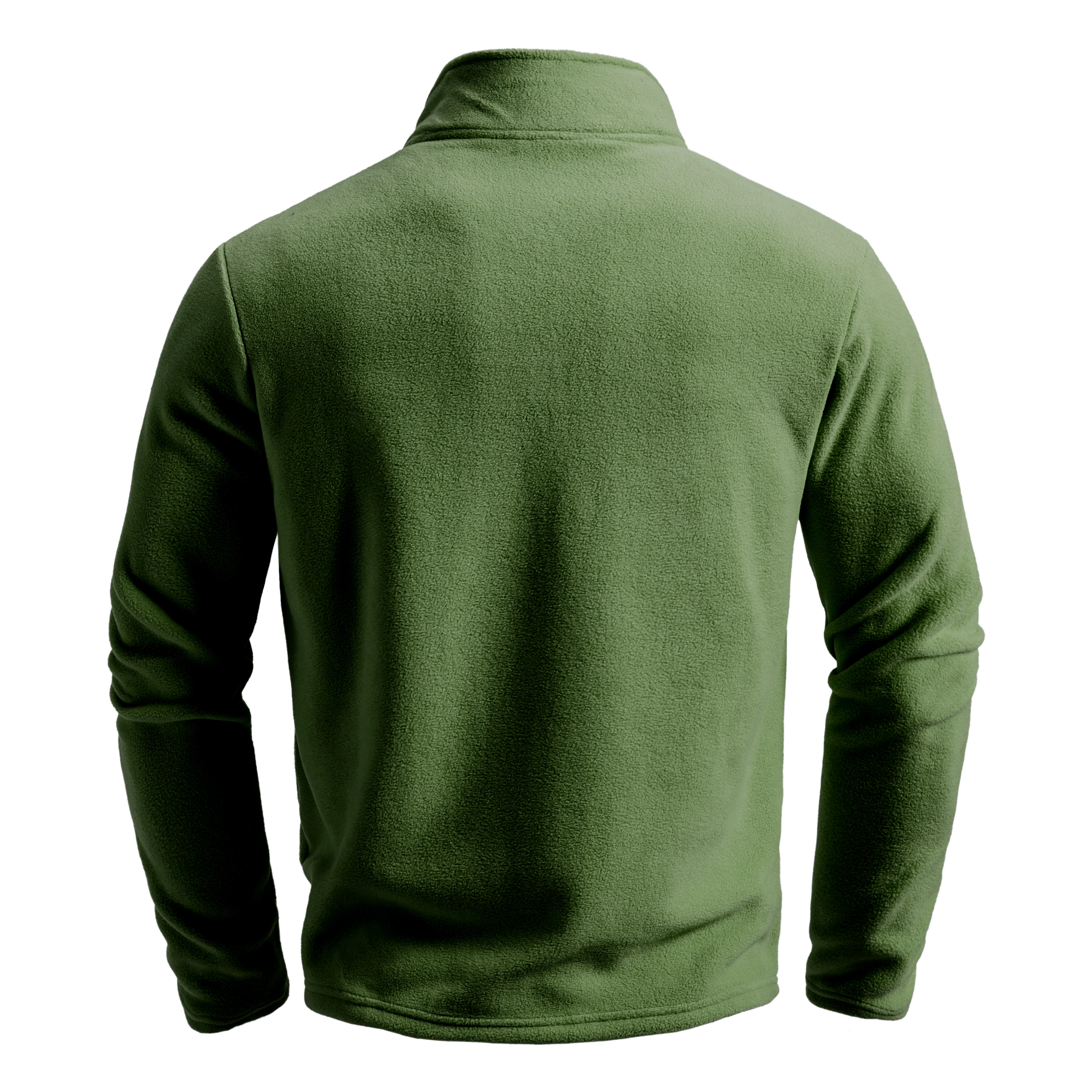 Herren Outdoor Warm Fashion Pullover Winter Warm und Bequem Half Zip Solid Color Polar Fleece Pullover – Detail 9