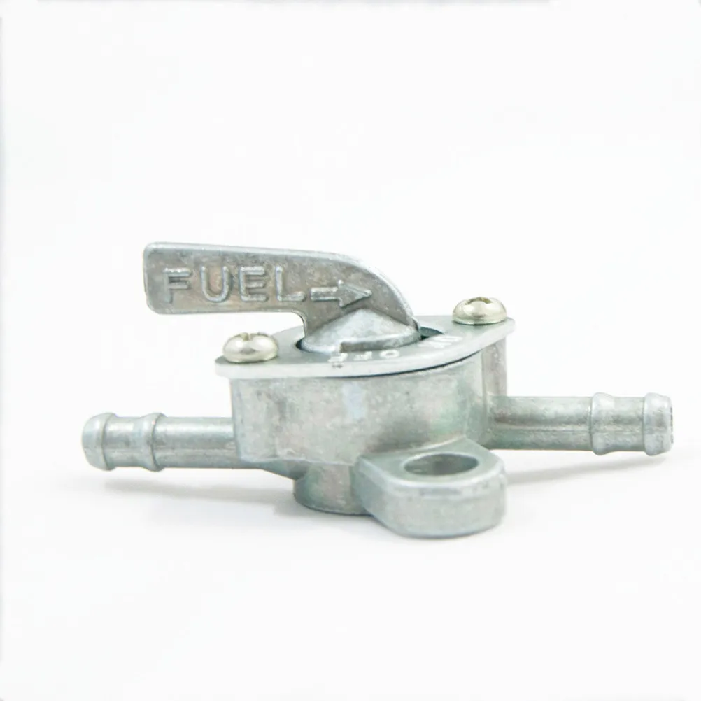 Zinc Alloy on Off Fuel Shutoff Valve Petcock for Generator Gas Tank 2T 4T Engine Silver 5.5cm Total Length 0.6cm Outlet Diameter - view 5