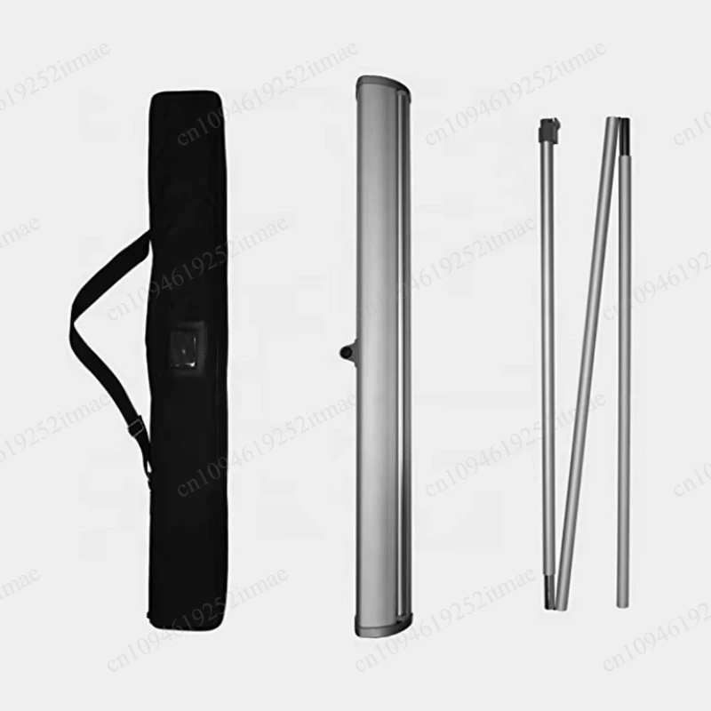 Professional Compact Lightweight Rolling Banner Holder for Small Spaces