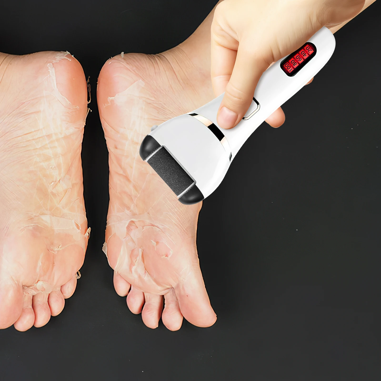 

3Pcs Foot Grinder Set Sanding Heads Roller File Soften Smooth Feet Multifunctional Callus Remover Replacement File Replacement