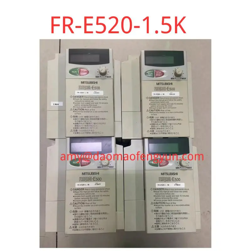 

Second-hand FR-E520-1.5K Inverter tested ok 1.5KW 220V