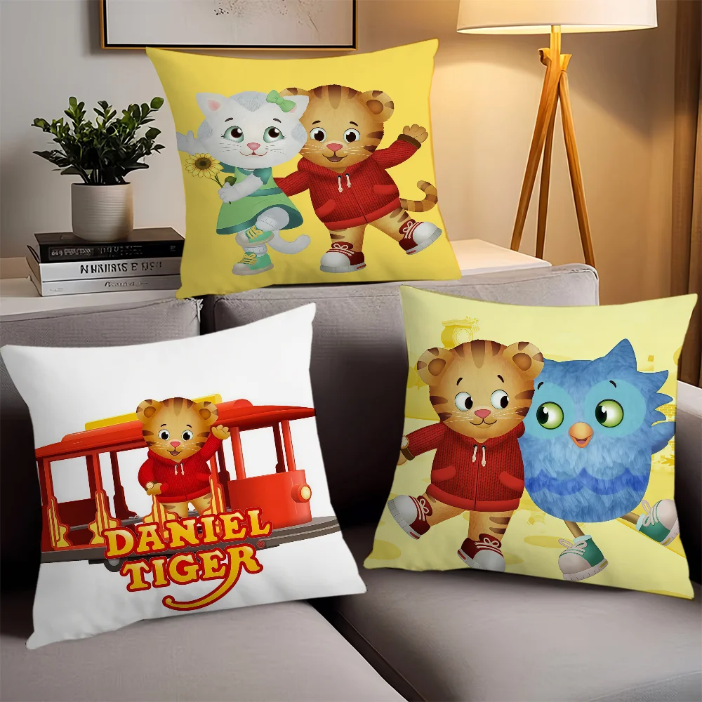 

Cartoon Daniel Tiger's Neighborhood Pillow Case Office Cushions Suitable For Sofa Car Bedroom Decorative Cushion Cover