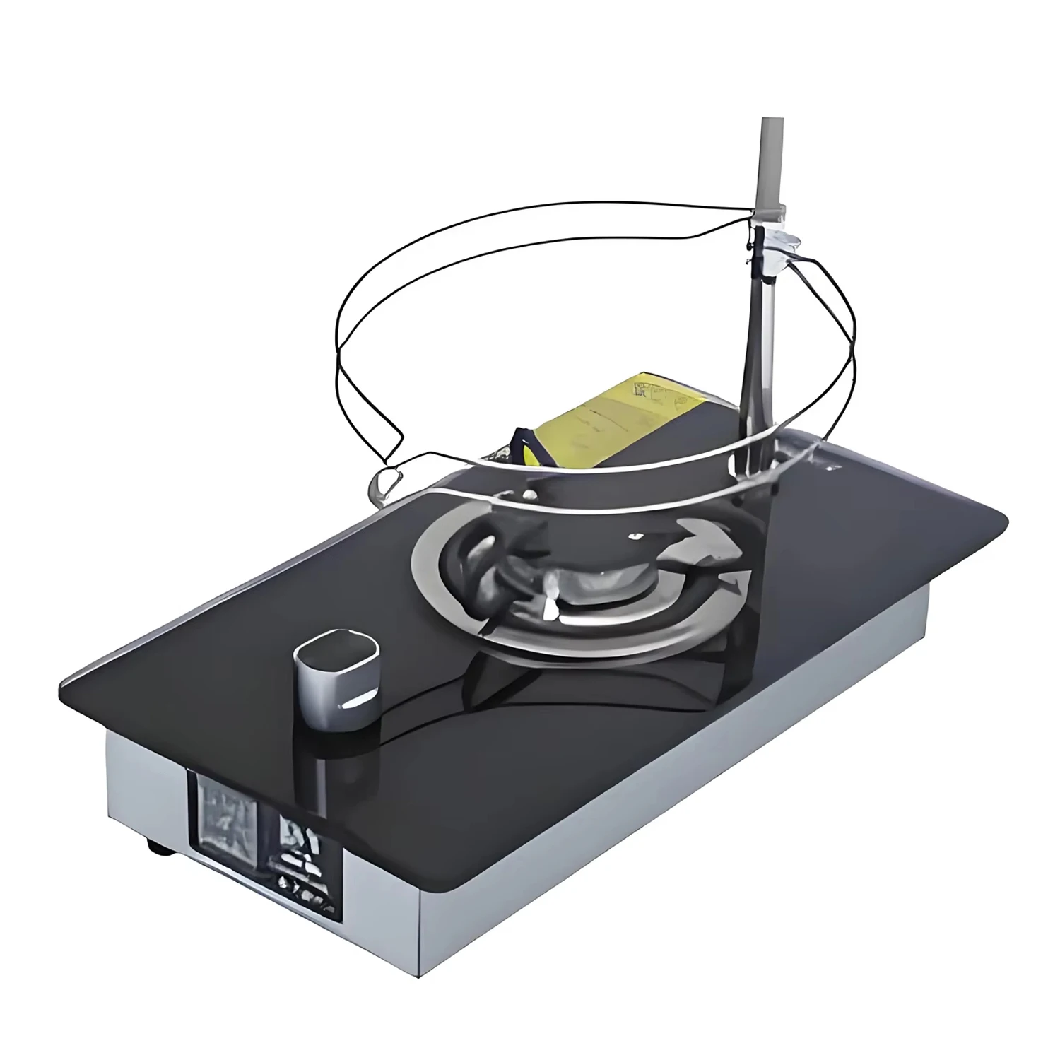 RV Marine Single Burner Gas Stove CE Certified Tempered Glass Built‑in Cooktop for Caravan Yacht Boat Home Kitchen Cooking