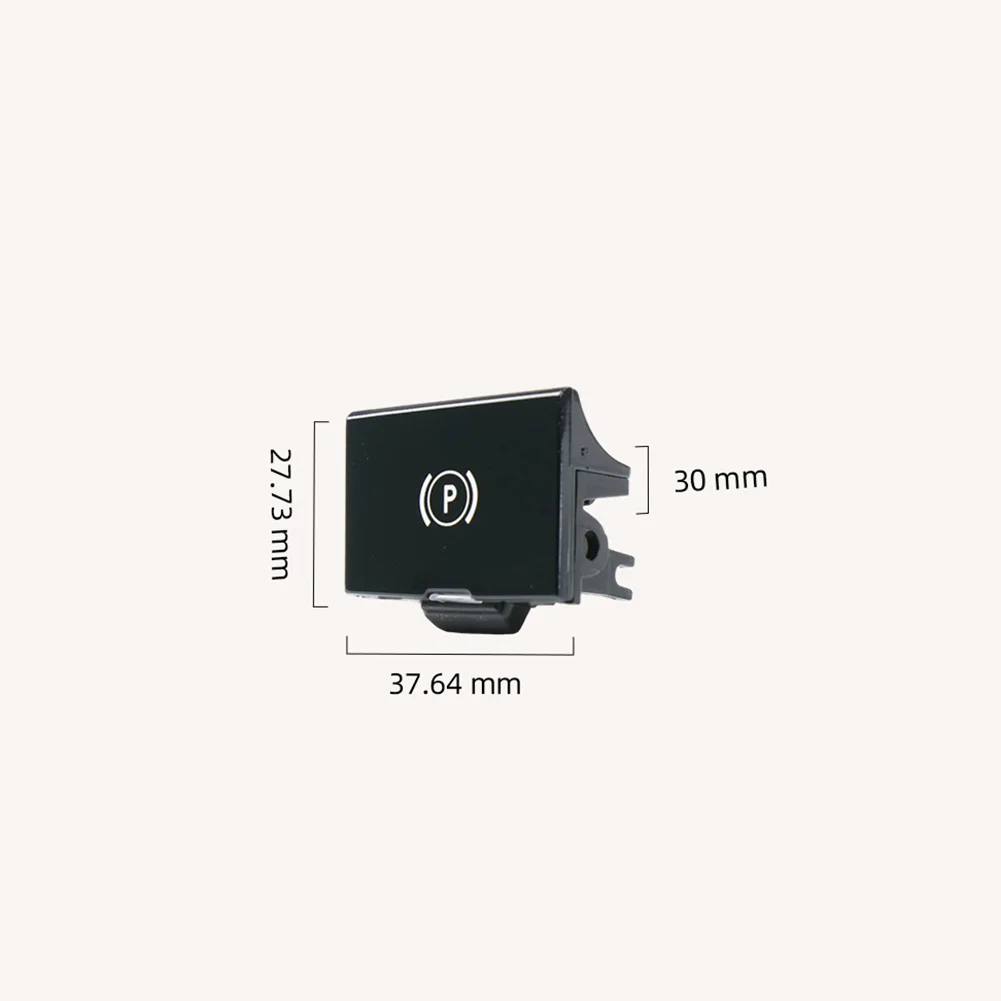 Handbrake Part Parking Brake Button Parking Brake Switch Direct-fit Replacement Easy Installation ABS Construction