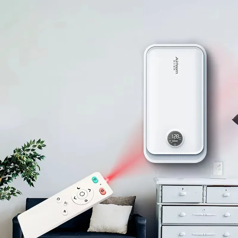 Single Room WiFi Control Wall-mounted Type HRV ERV Heat Energy Recovery Ventilator Ventilation System Recuperator