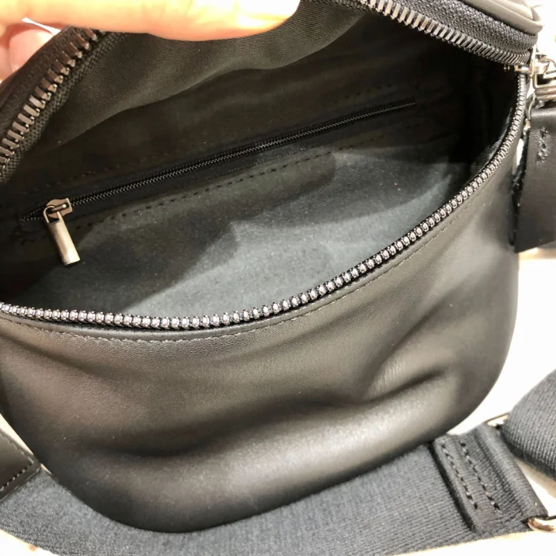 Imagem -06 - Bolsa Tiracolo de Couro Genuíno para Mulheres Bolsa Pequena Bolsa de Ombro Única Couro de Vaca de Camada Superior Estilo Esportivo e Lazer