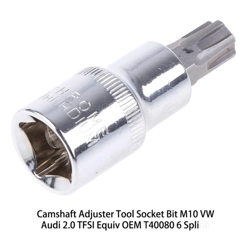 SZCH T40080 Polydrive Camshaft Adjuster Socket Bit 2.0L OEM Car-specific Practical Tools for Reparing Auto Parts High