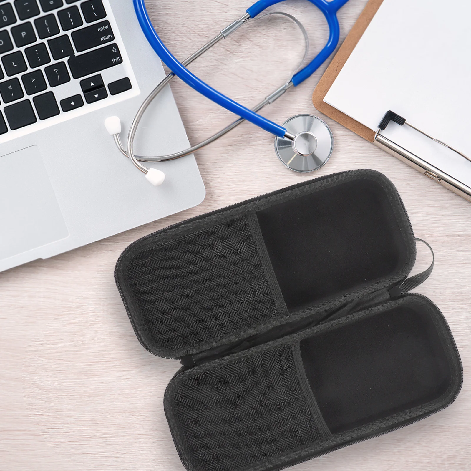 Portable Stethoscope Case for Nurses Doctors Students Multi-Function Storage Bag Lightweight Travel Holder Scratch-Proof