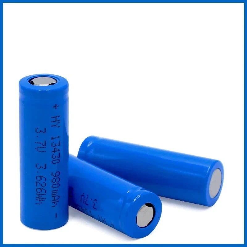 100PCS For 13430 Lithium Battery 3.7V Cylindrical Rechargeable Power Cell Li-ion Battery for Electronics Devices