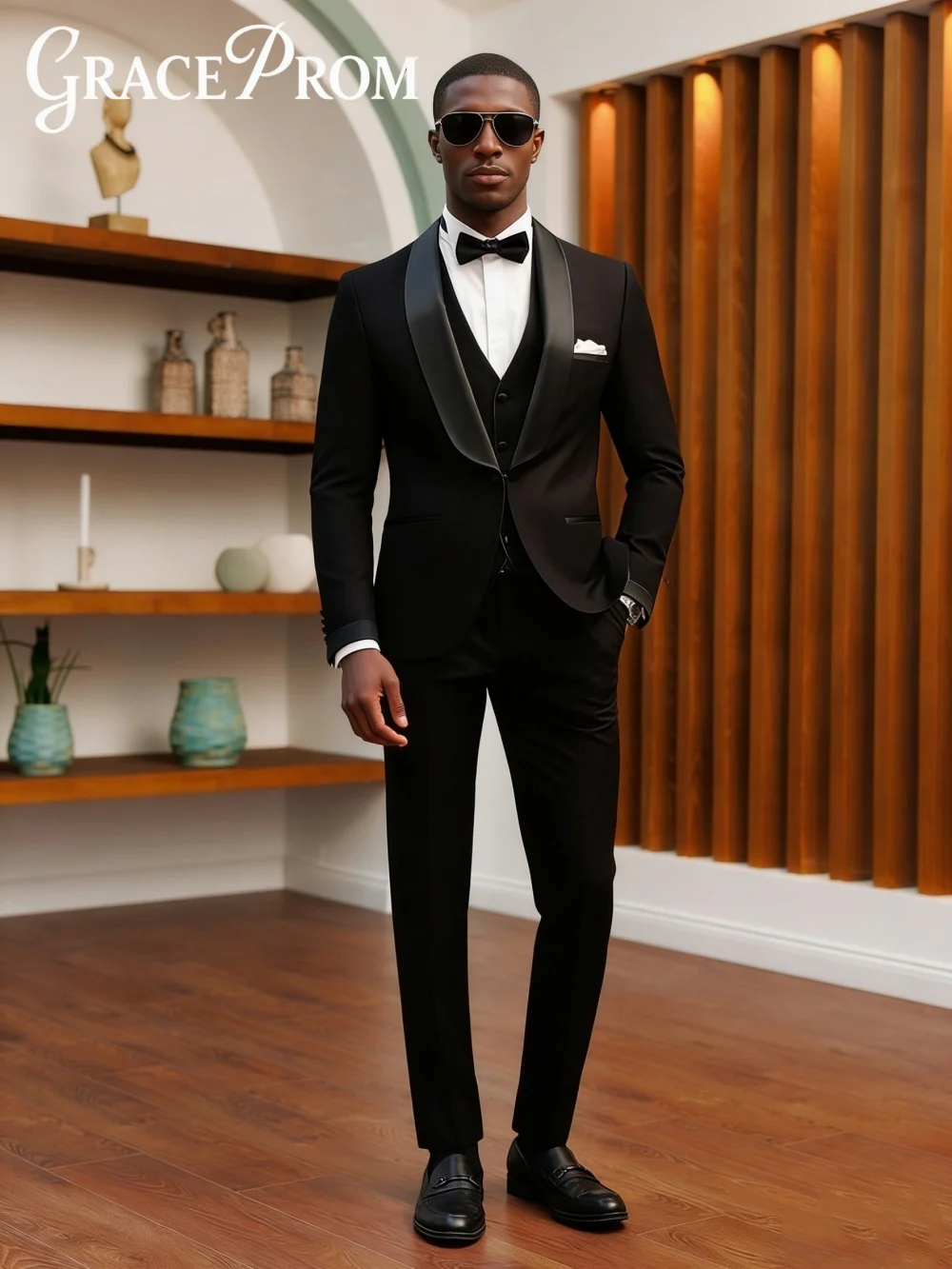 

Classic Solid Color Men's Suit Set For Luxury Wedding Suit: Elegant Single Breasted Jacket & Pants For Stylish Business Men