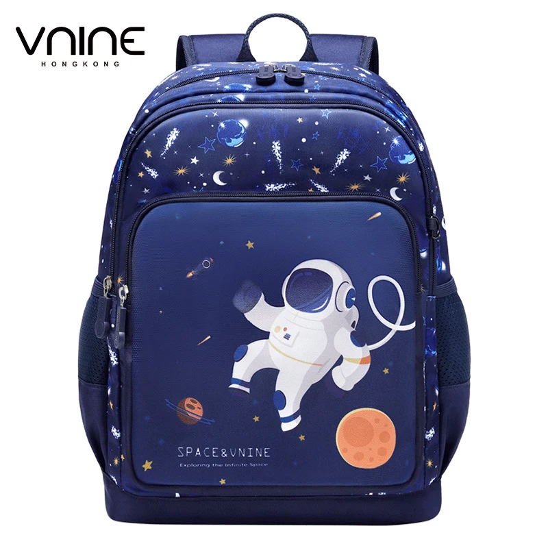 V.NINE Children School Backpack Nylon School Bag Quality for Boys 7 to 10 Years Breathable Back Primary Schoolbag Kids Grade 1 3