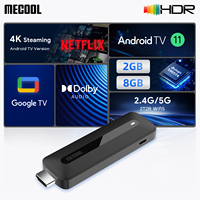 MECOOL KD3 Android 11 TV Stick with Netflix 4K Certified Dolby Audio 2+8G Google Certified Google TV Stream Media Receiver Stick