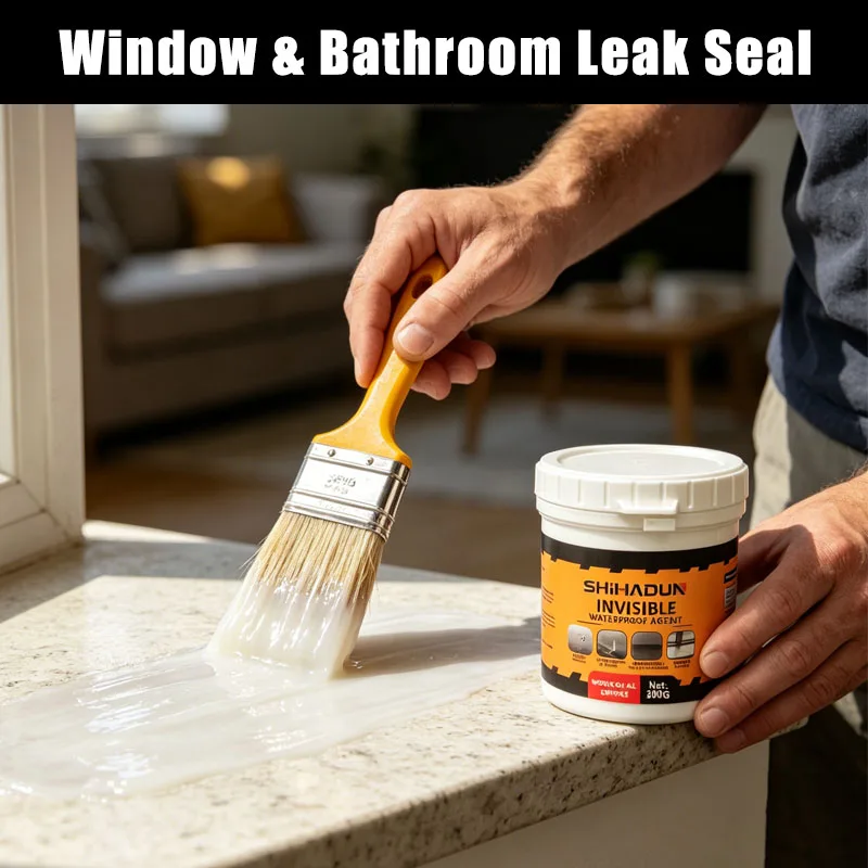 JIANDBAO Invisible Waterproof Agent 300G Transparent Sealant for Window Bathroom Leak Repair