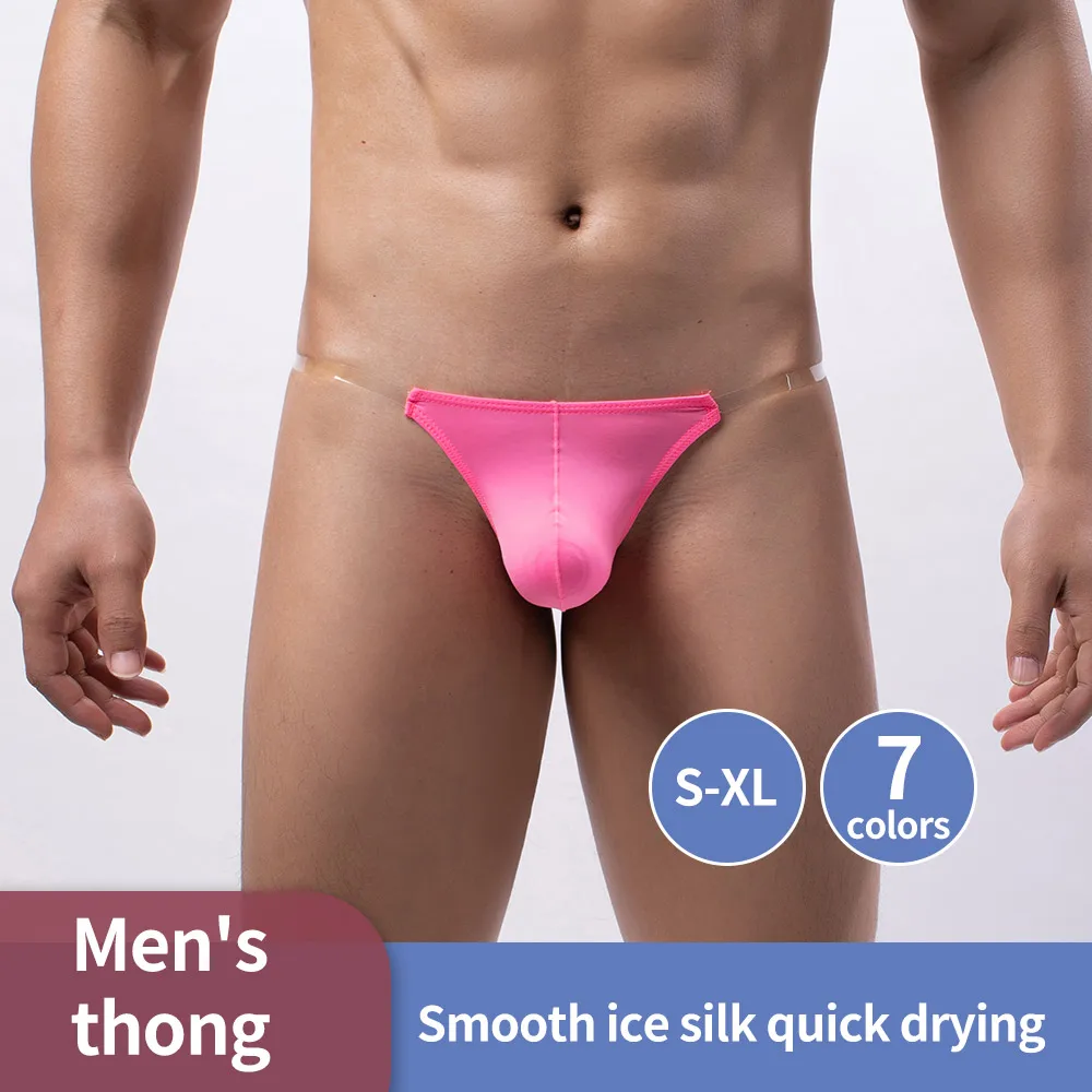 Transparent Waistband Men's Thongs - Ultra-Sexy Breathable Underwear Perfect for Intimate Moments & Home Relaxation image 3