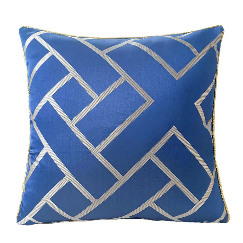 CIFBUY Simple Satin Jacquard Cushion Cover Modern Luxury European Style Decorative Throw Pillow Case for Sofa Home Textiles