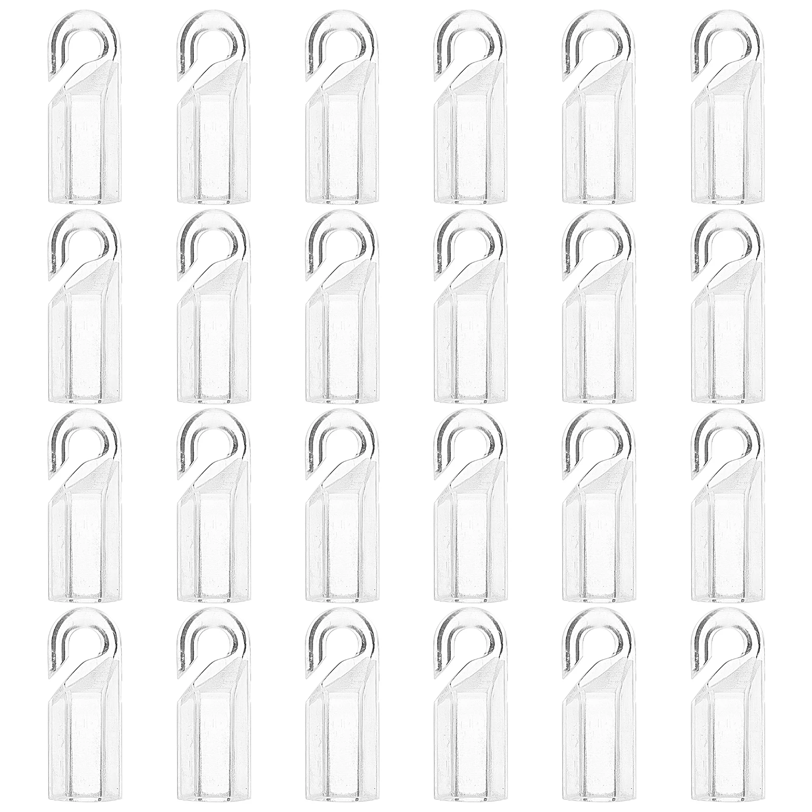 

24 Pcs Curtain Hook Handle Vertical Blinds Rod Hooks Wands Replacement Stick Tiller for Pole
