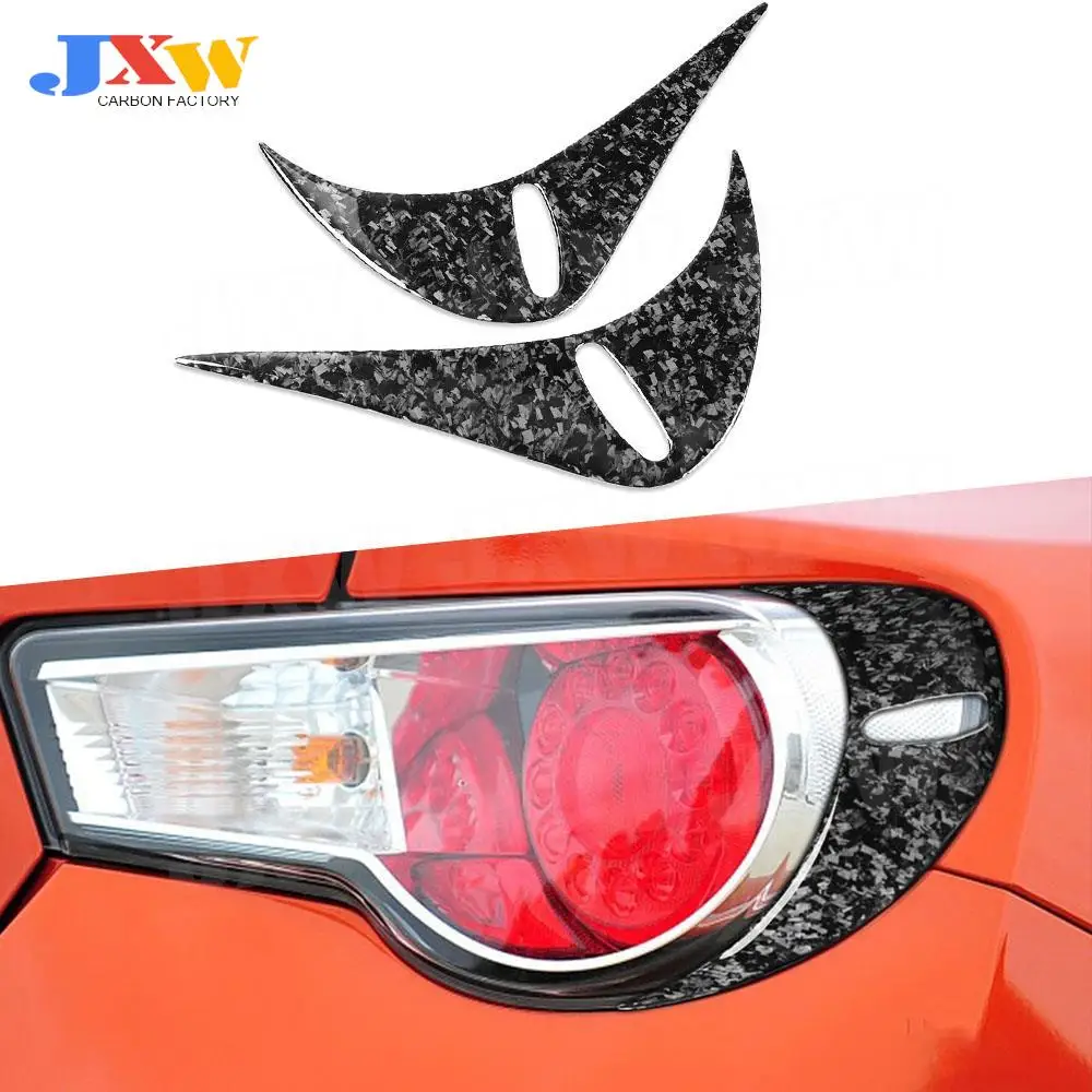 

Forged Carbon Rear Eyelids Head Lamp Light Eyebrow Cover 2PCS/Set For Toyota GT 86 2013-2020 Car Decoration